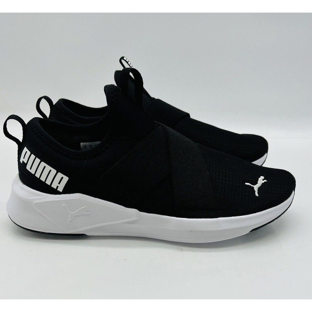 Puma Women's Chroma SoftFoam Athletic Slip-On Sneakers- Black, Various Sizes!!! - Picture 4 of 9
